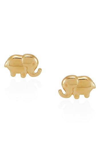 Frankie & Zoe Elephant Stud Earrings