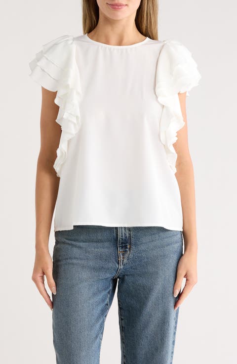 Flowing Ruffle Top