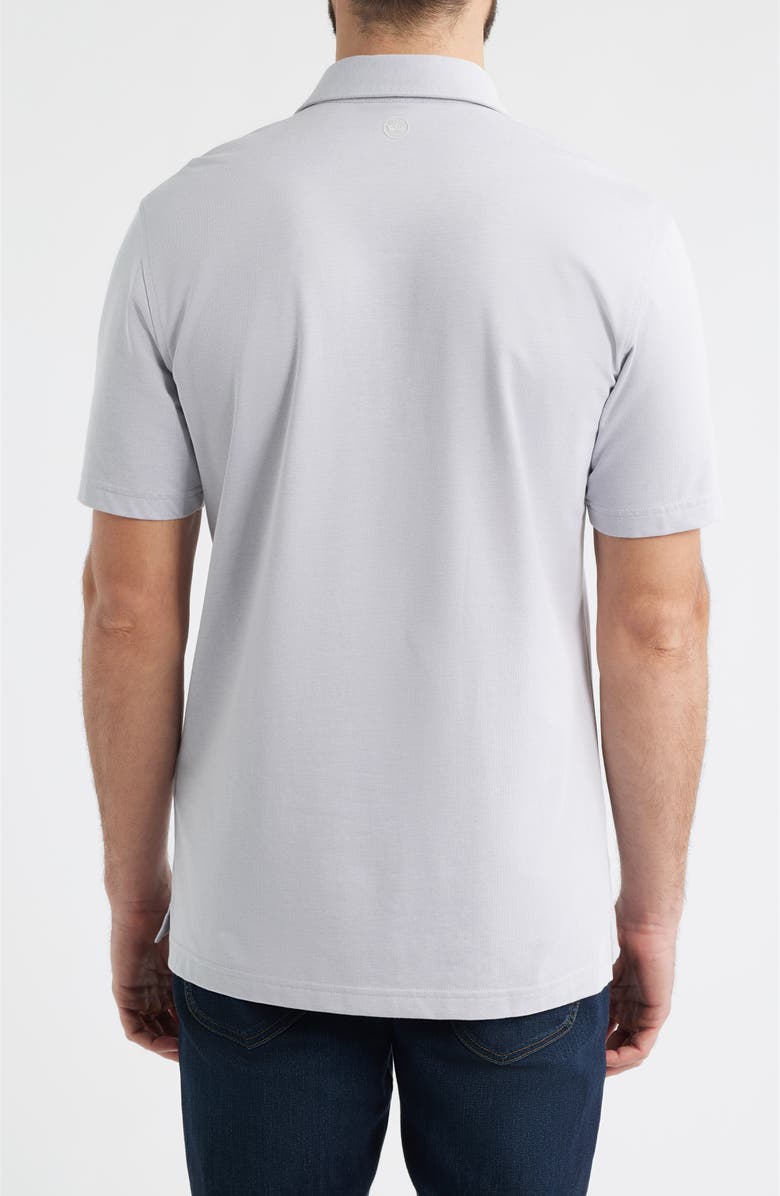 Peter Millar Crown Crafted Albatross Pima Cotton Blend Polo, Alternate, color, Gale Grey