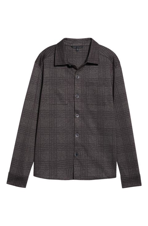 Upton Plaid Double Knit Overshirt