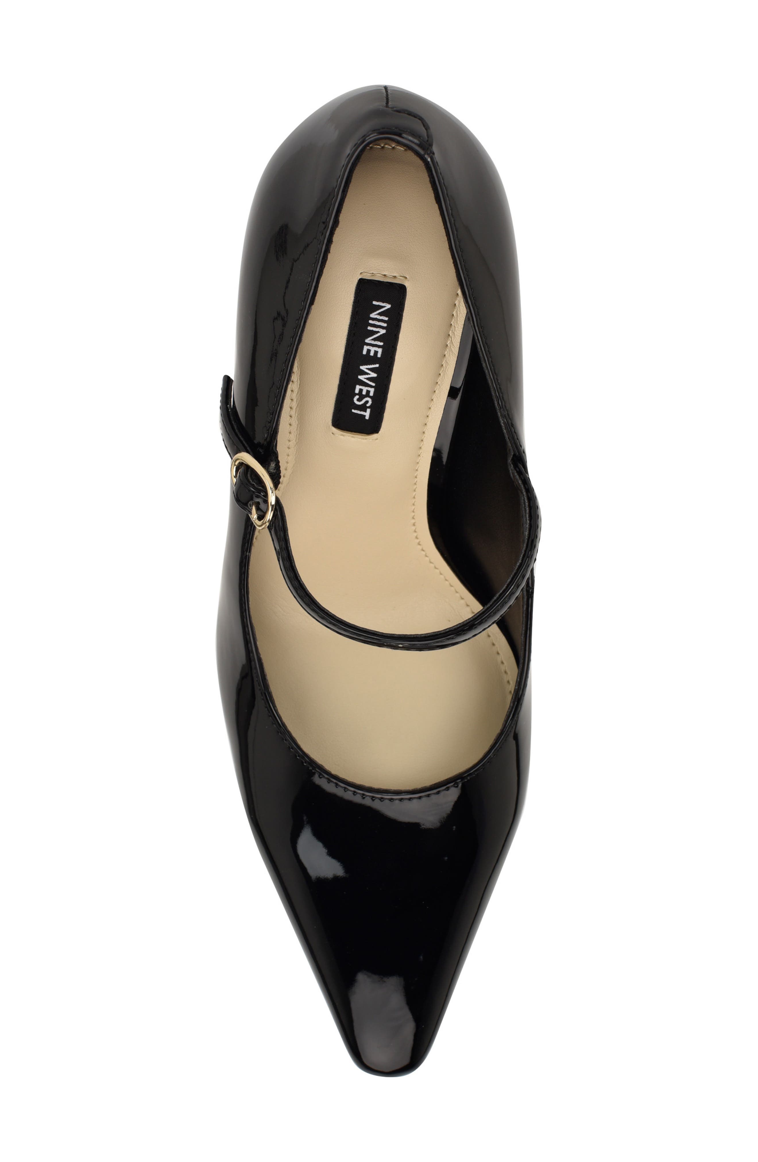 Nine West Sista Mary Jane Pump, Alternate, color, Black