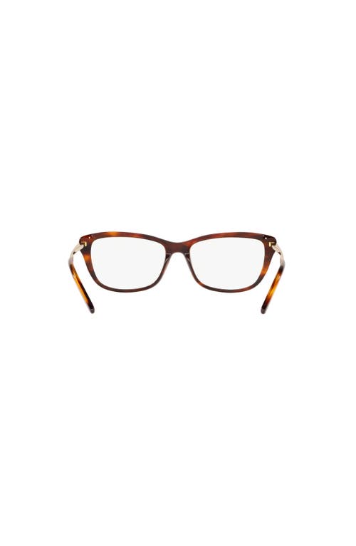 Ralph Lauren 54mm Rectangle Optical Glasses In Brown