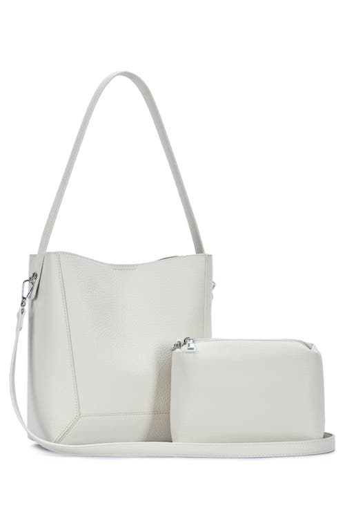 Antik Kraft Crossbody Bucket Bag In Cream
