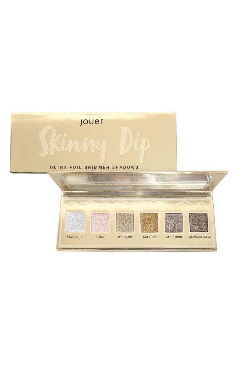 Jouer Skinny Dip Ultra Foil Shimmer Shadows Palette, Main, color, 