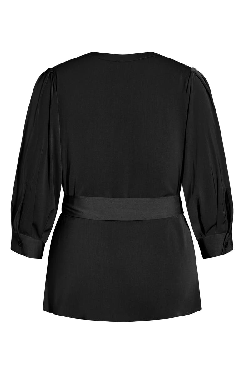 City Chic Sultry Wrap Top, Alternate, color, 