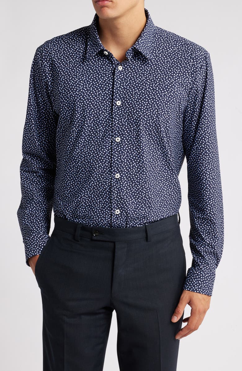 BOSS Roan Kent Button-Up Shirt, Main, color,