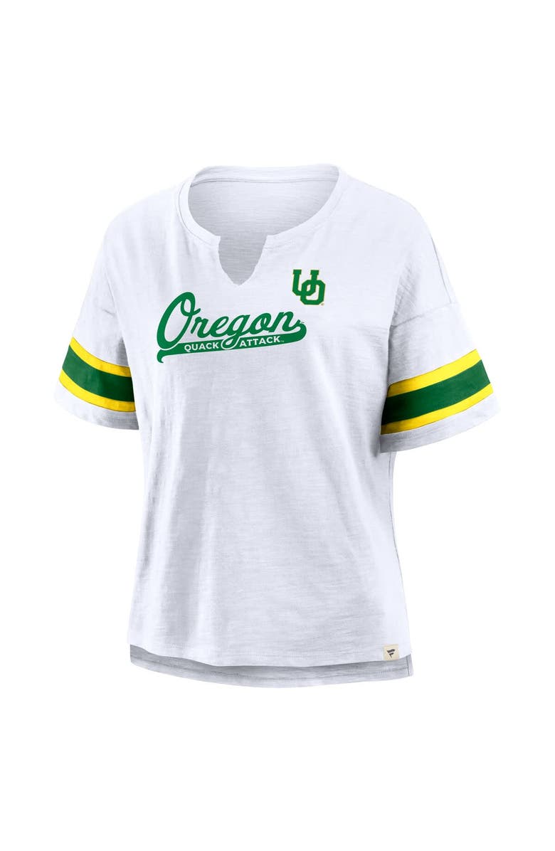 FANATICS Women's Fanatics White Oregon Ducks Hometown Premium Script T-Shirt, Alternate, color, White