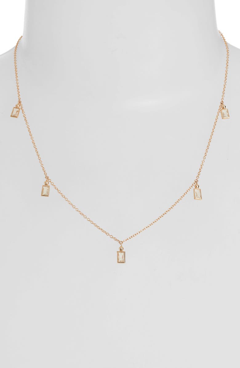 Anzie Dew Drop Shaky Station Necklace, Alternate, color, 