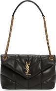 Saint Laurent Small Loulou Leather Puffer Bag