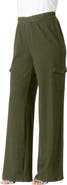 Roaman's Wide Leg Cargo Knit Jean