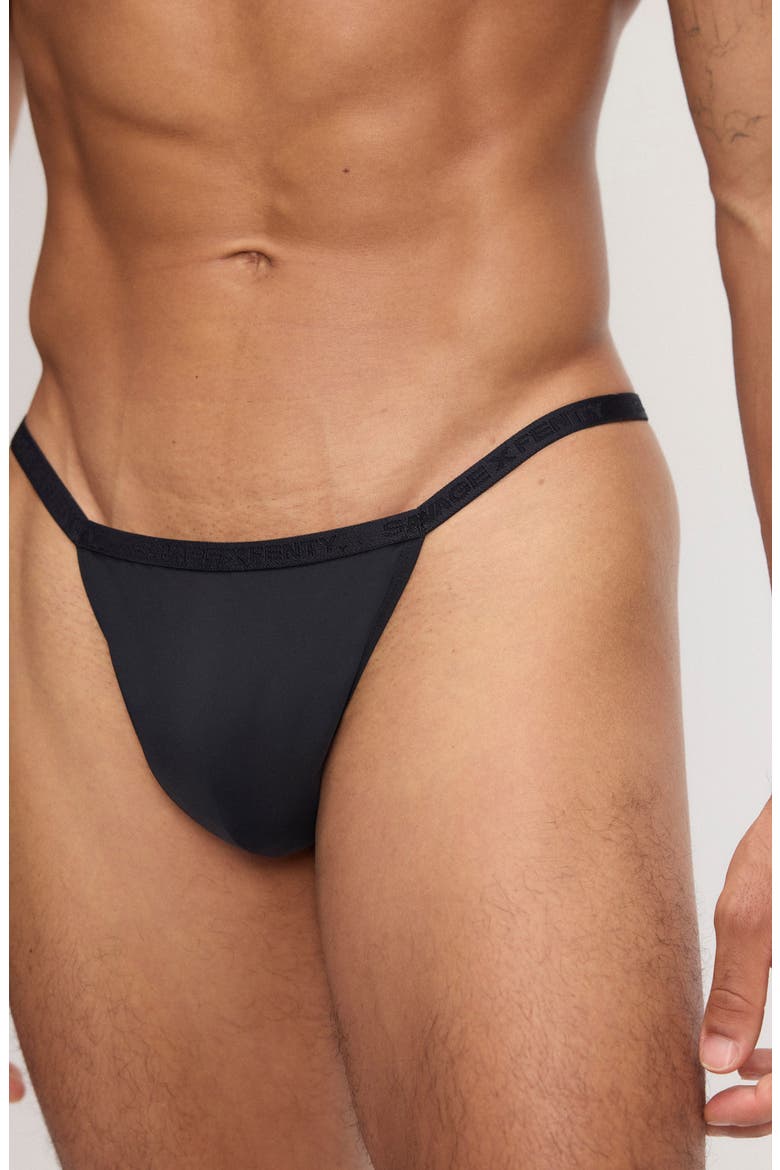 Flex Performance Micro Thong, Alternate, color, BLACK CAVIAR