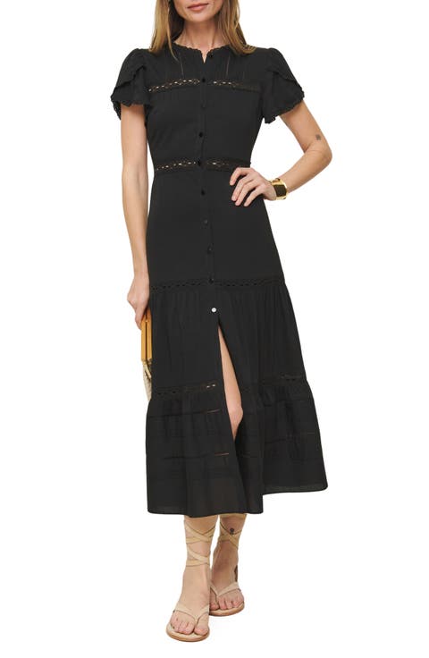 Zebrina Flutter Sleeve Dress