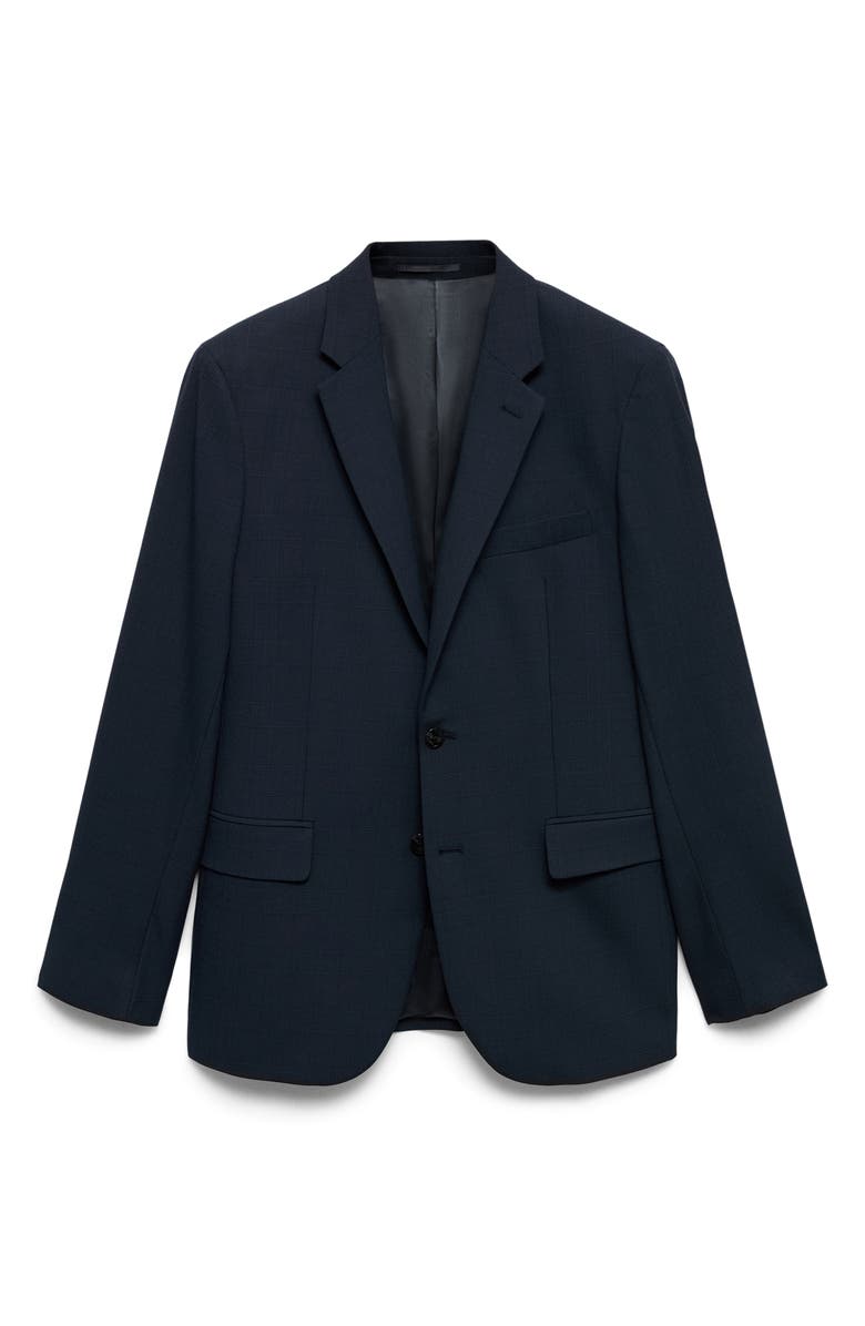 MANGO Milan Slim Fit Stretch Sport Coat, Main, color, Dark Navy