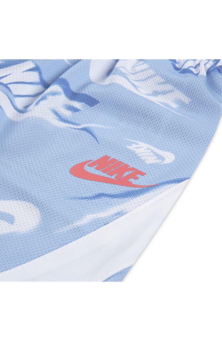 Nike Kids' Sportswear Dri-FIT T-Shirt & Mesh Shorts Set, Alternate, color, Psychic Blue