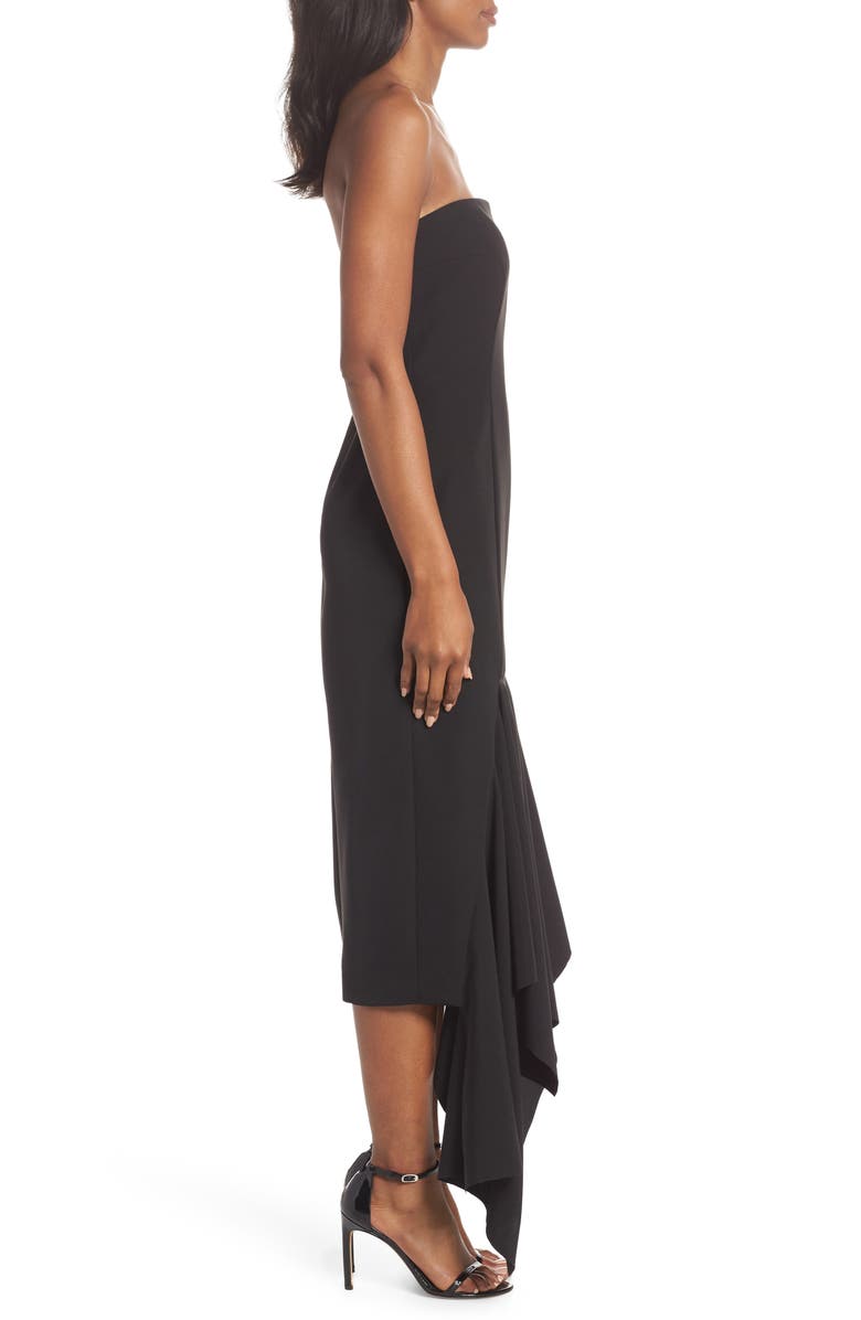 Vince Camuto Strapless Midi Dress, Alternate, color, 