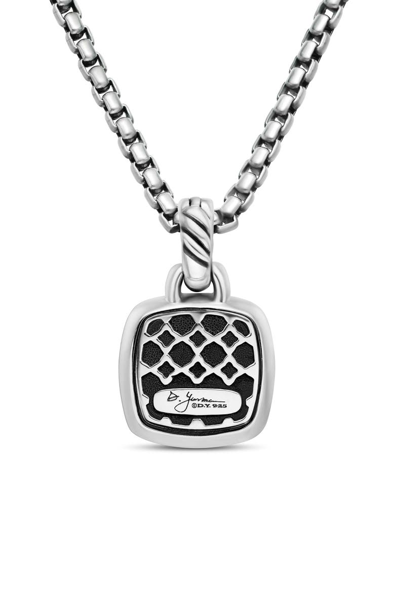 Albion Pendant with Diamonds, Alternate, color, BLACK ONYX