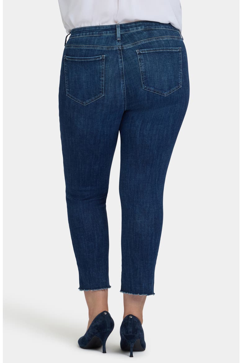 Sheri Fray Hem Slim Ankle Jeans, Alternate, color, LOUVRE SAPPHIRE