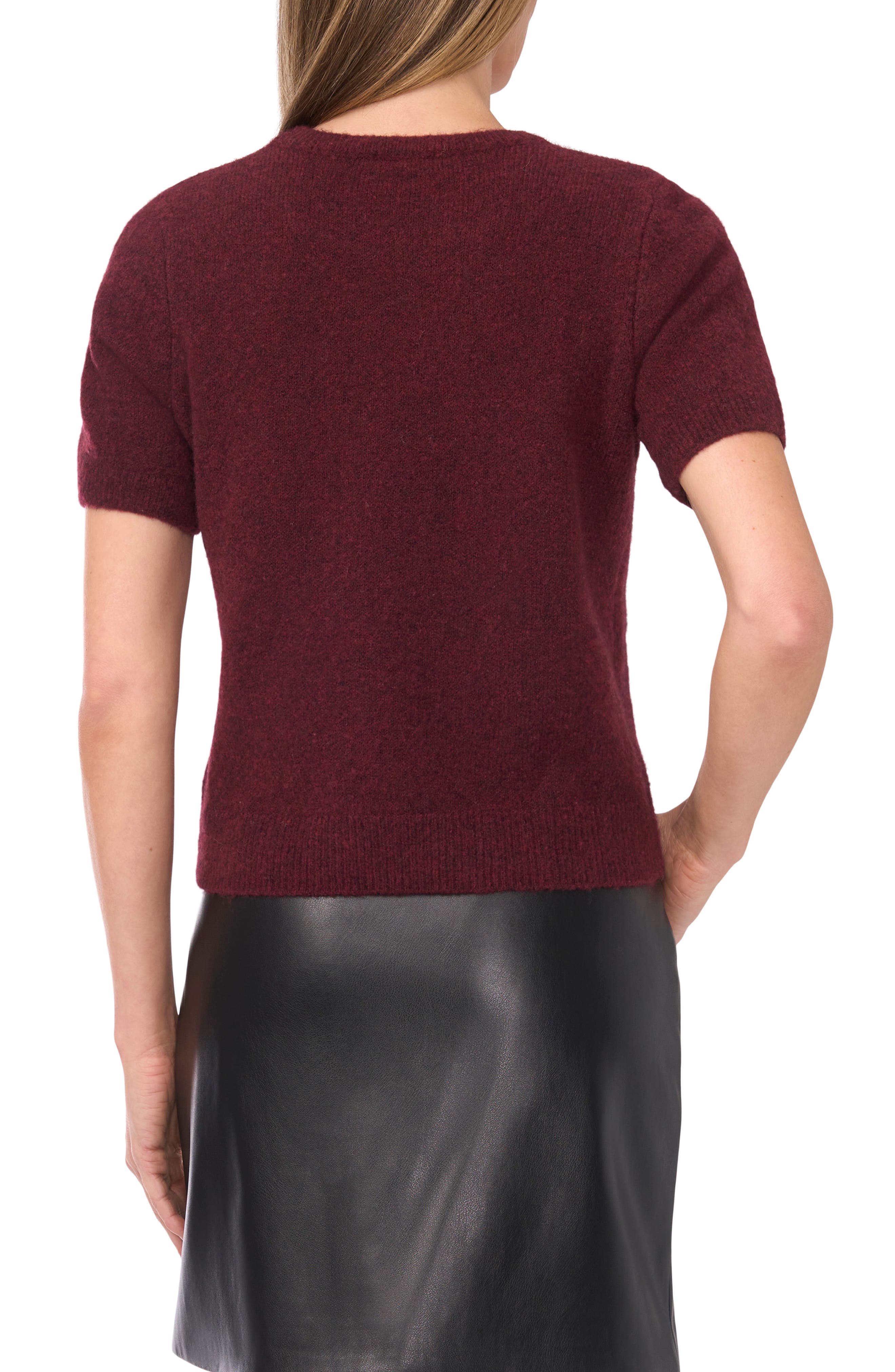 Short Sleeve Crewneck Sweater - image 2