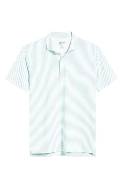 Johnnie-o Michael Stripe Performance Golf Polo In Multi