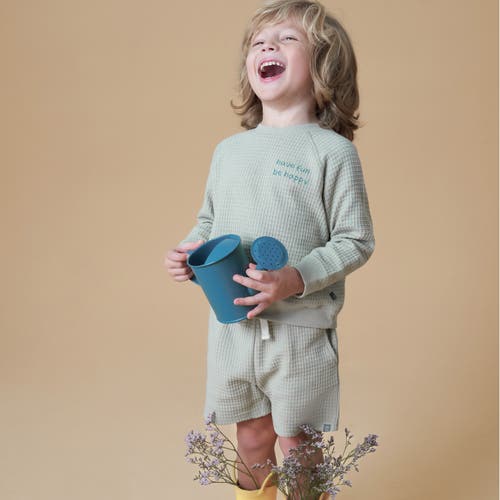 Modern Moments™ By Gerber Long Sleeve Top And Shorts Set In Light Green