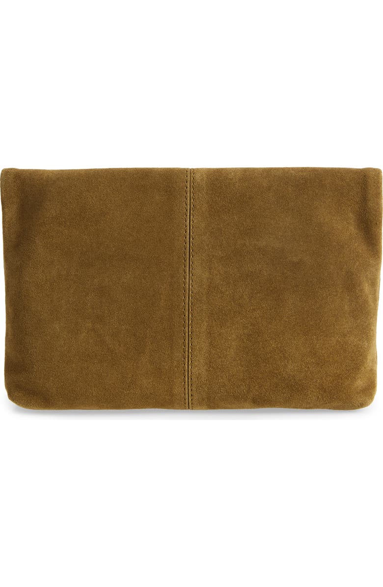 Leith Suede Clutch, Alternate, color,