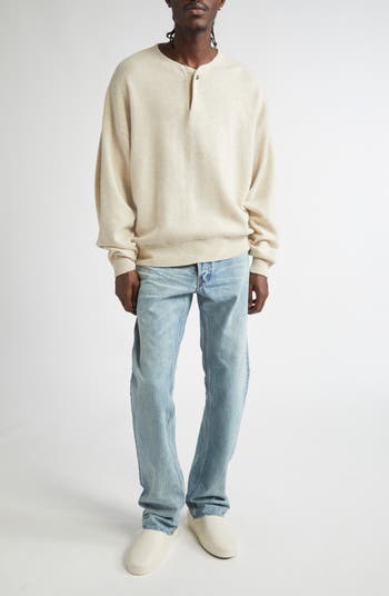 Fine Knit Merino Wool Henley