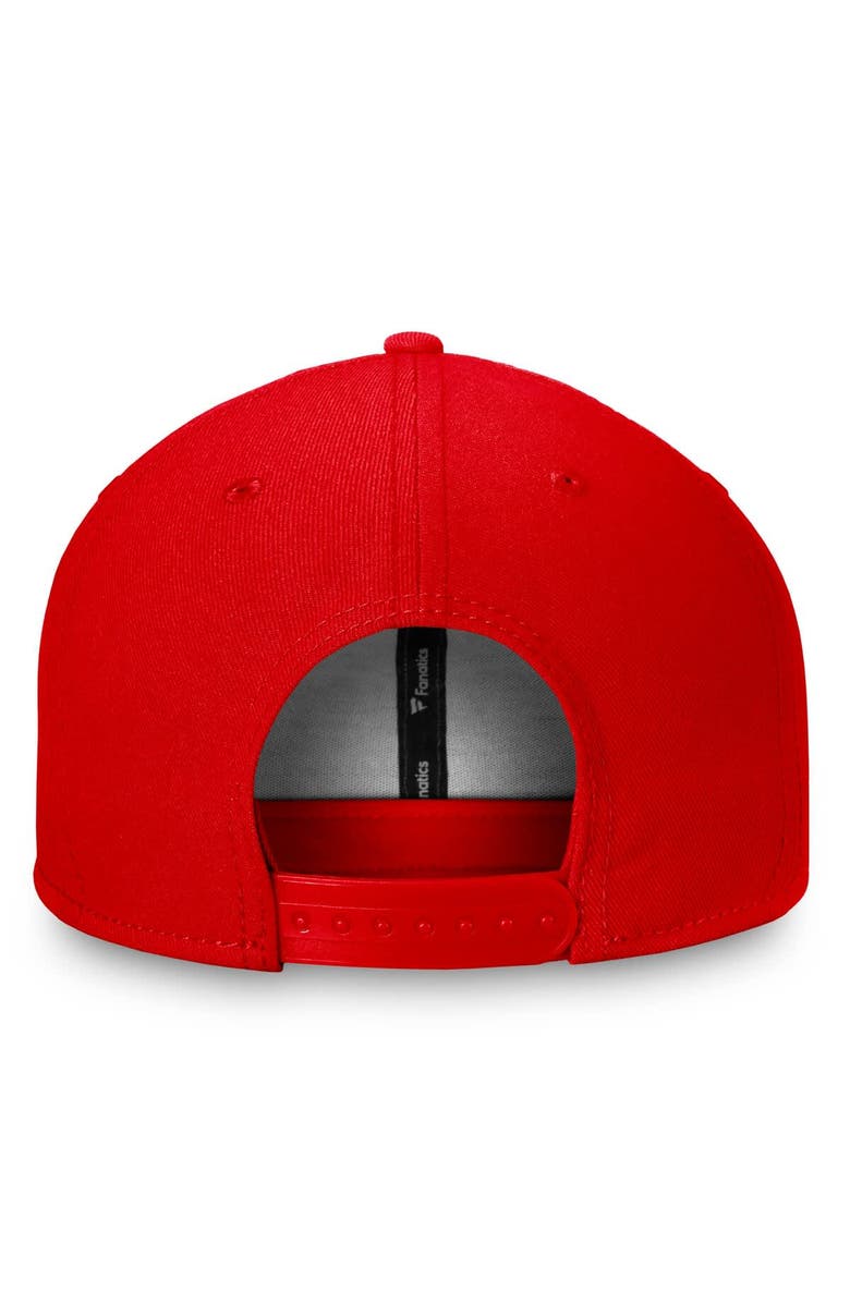 FANATICS Men's Fanatics Red Carolina Hurricanes Core Primary Logo Snapback Hat, Alternate, color, 