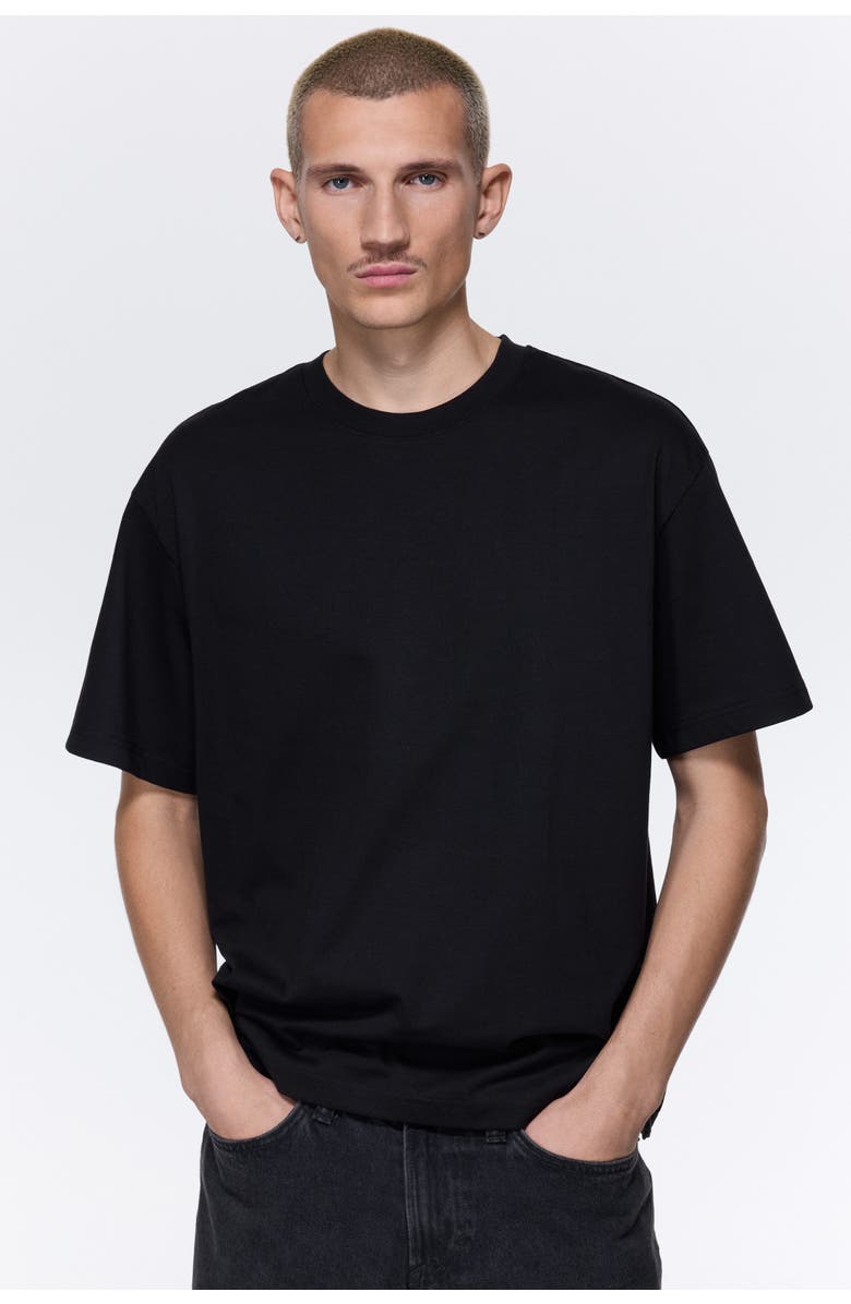 H&M Coolmax<sup>®</sup>  Relaxed Fit T-shirt, Alternate, color, Black