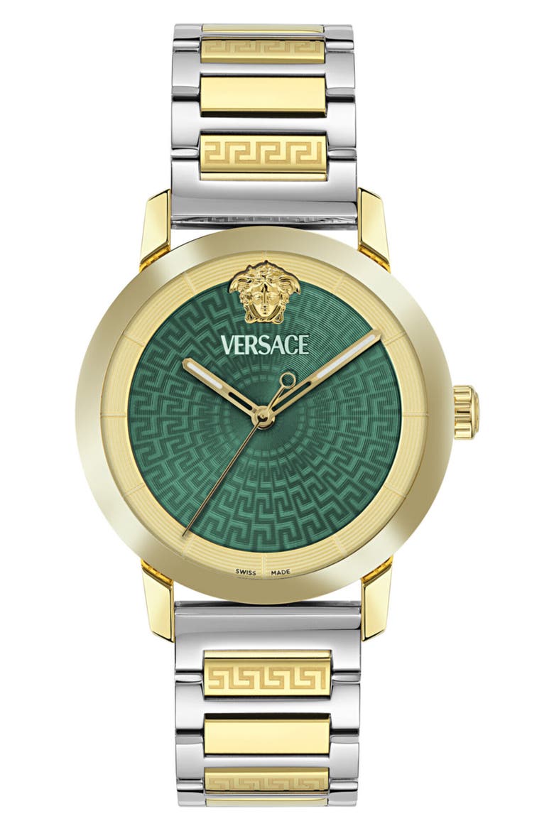 V-Helix Two Tone Bracelet Watch, 40mm, Main, color, TWO TONE