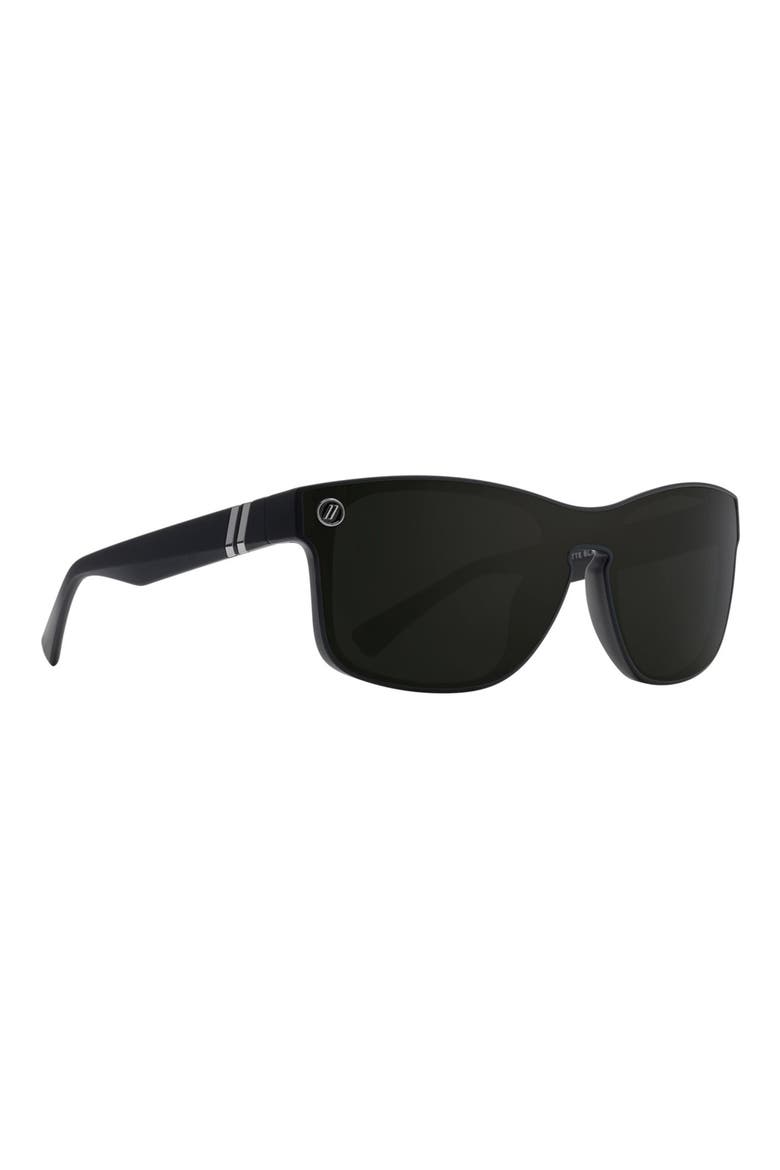 Canyon X2 99mm Polarized Square Sunglasses, Alternate, color, MATTE BLACK