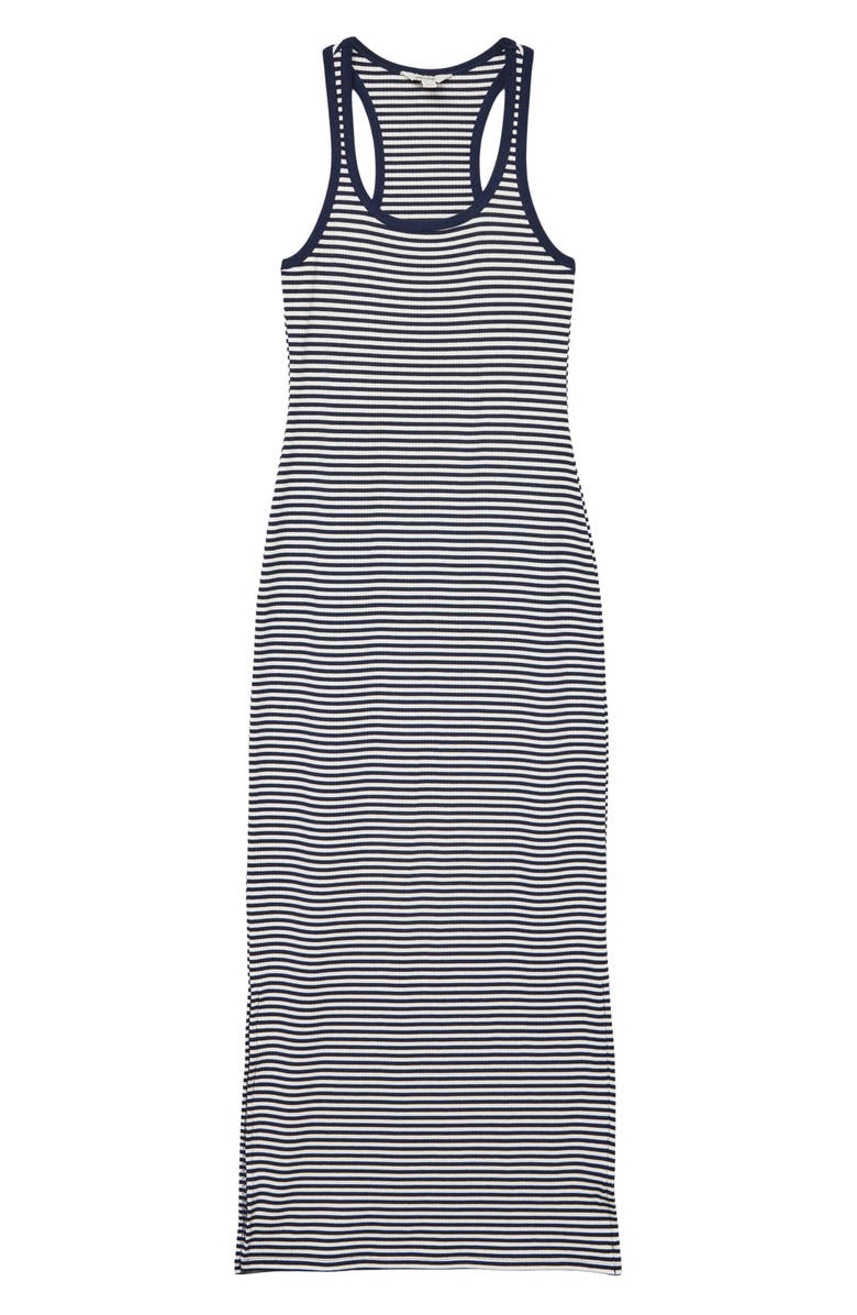 VERO MODA Raechel U-Neck Maxi Dress, Main, color, Dark Sapphire Stripe