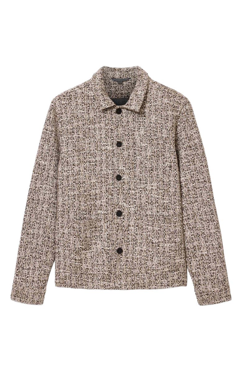 John Varvatos Bourdain Textured Tweed Jacket, Alternate, color, Twig