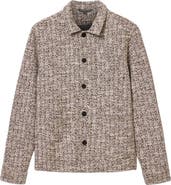 John Varvatos Bourdain Textured Tweed Jacket