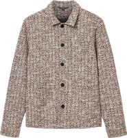 John Varvatos Bourdain Textured Tweed Jacket