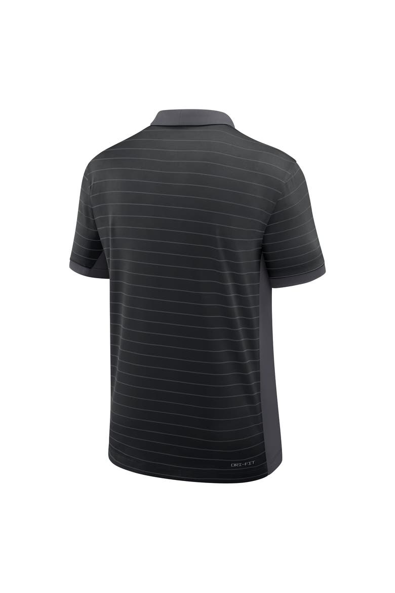 Men's Nike Black Stanford Cardinal 2026 Early Season Coaches Sideline Victory Stripe Dri-FIT Polo, Alternate, color, Black