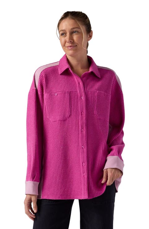 Waffle Button-Up - Women's