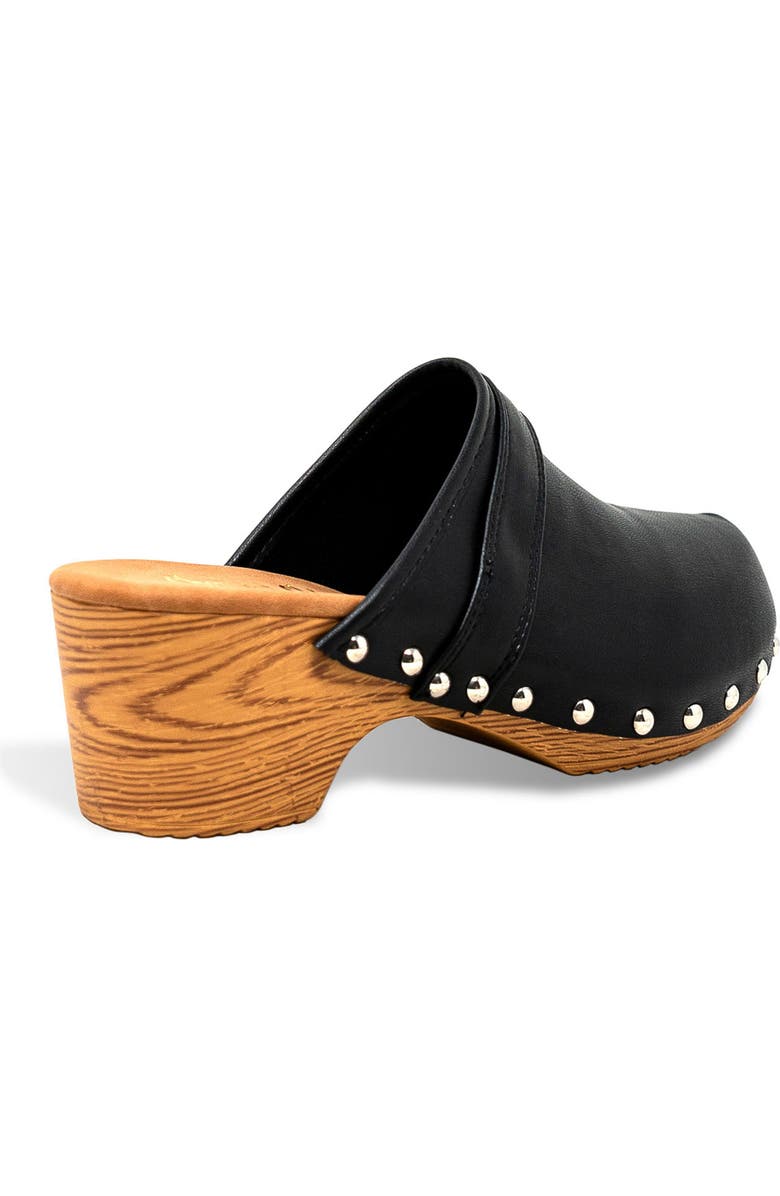 CHASE AND CHLOE Mignon Clog, Alternate, color, Black Pu