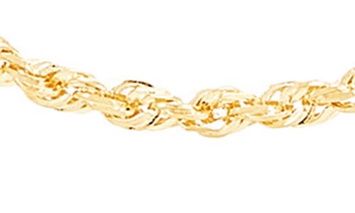 Frankie & Zoe 14k Gold Rope Chain Necklace In Gold