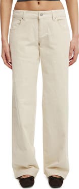Cotton On Women's Low Rise Straight Cord Pant