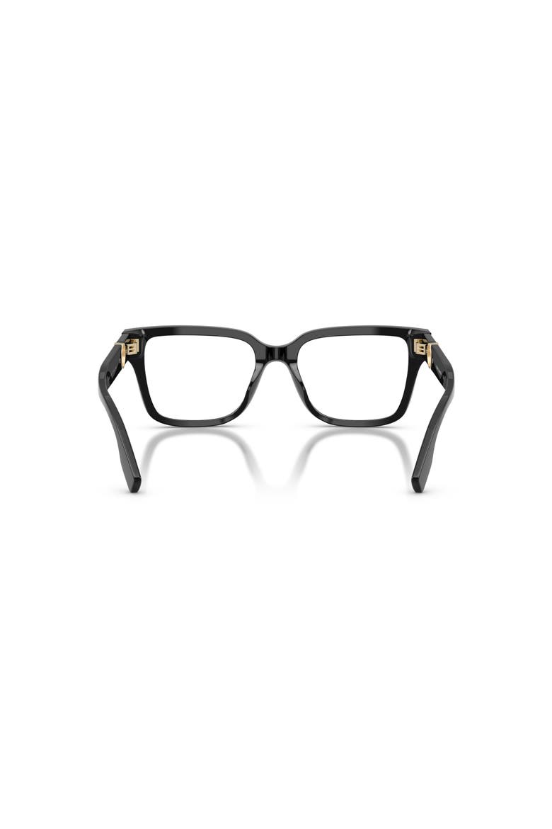 53mm Square optical glasses, Alternate, color, Black