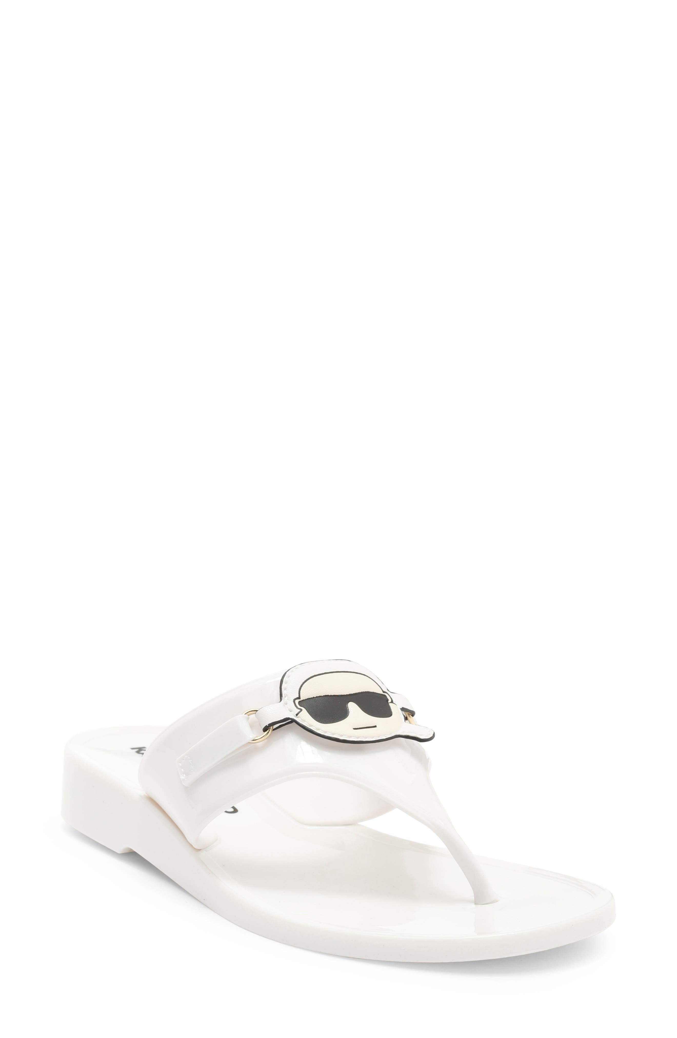 KARL LAGERFELD PARIS Vayla Wedge Flip Flop