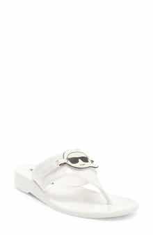 KARL LAGERFELD PARIS Vayla Wedge Flip Flop