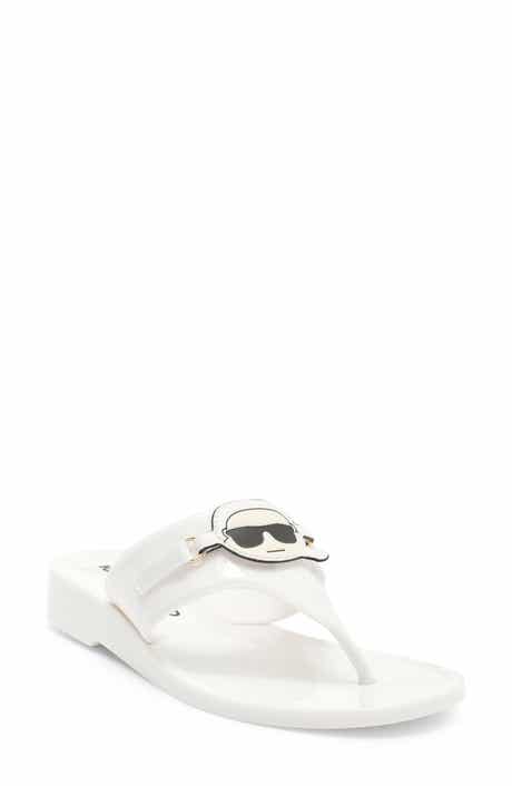 KARL LAGERFELD PARIS Vayla Wedge Flip Flop