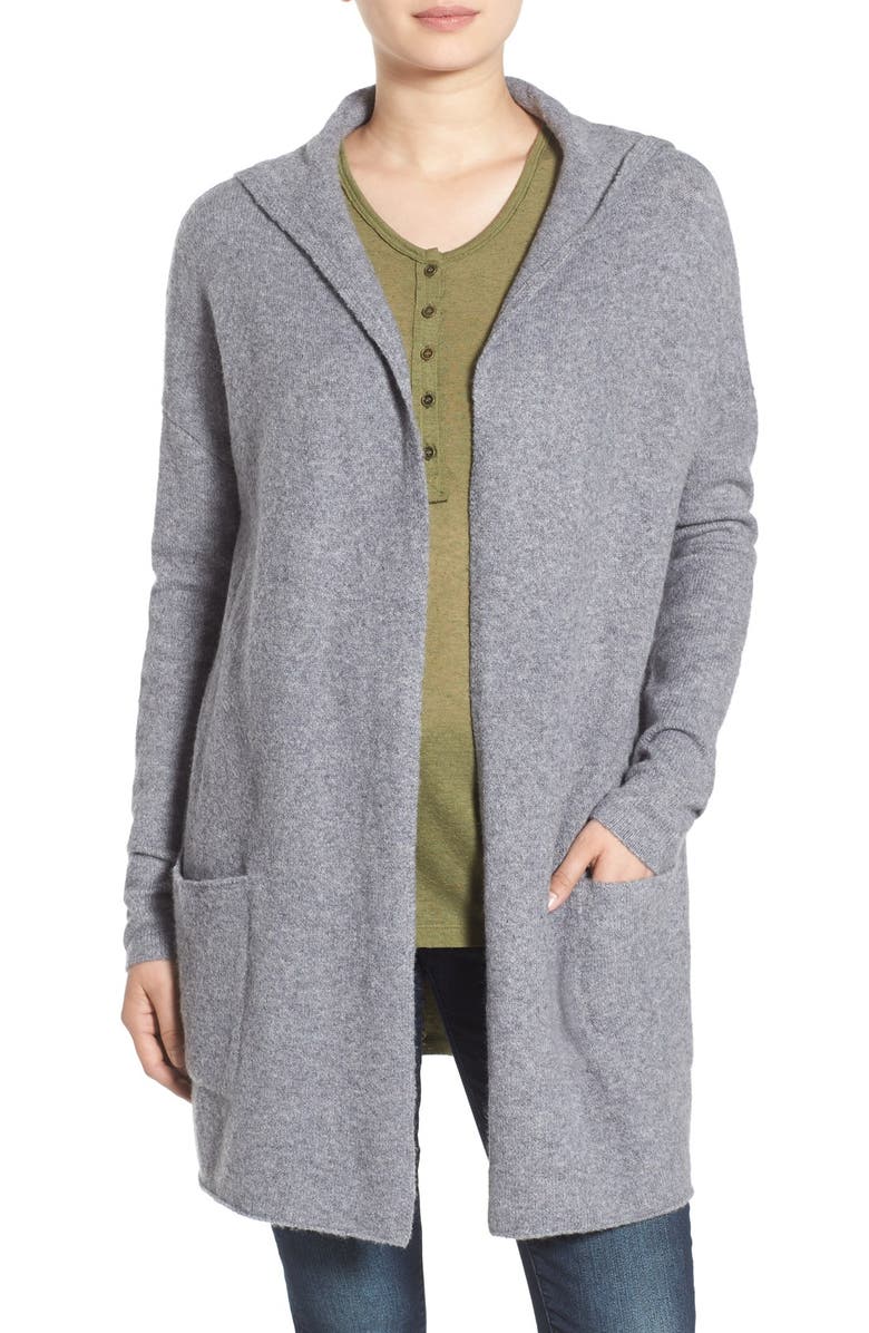 BP. Hooded Longline Cardigan, Main, color,