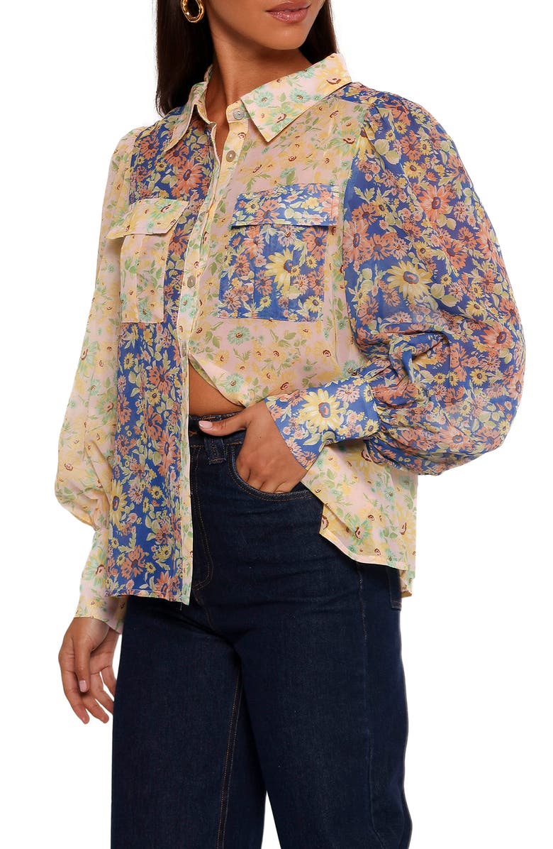 Petal & Pup Erika Print Shirt, Alternate, color, 