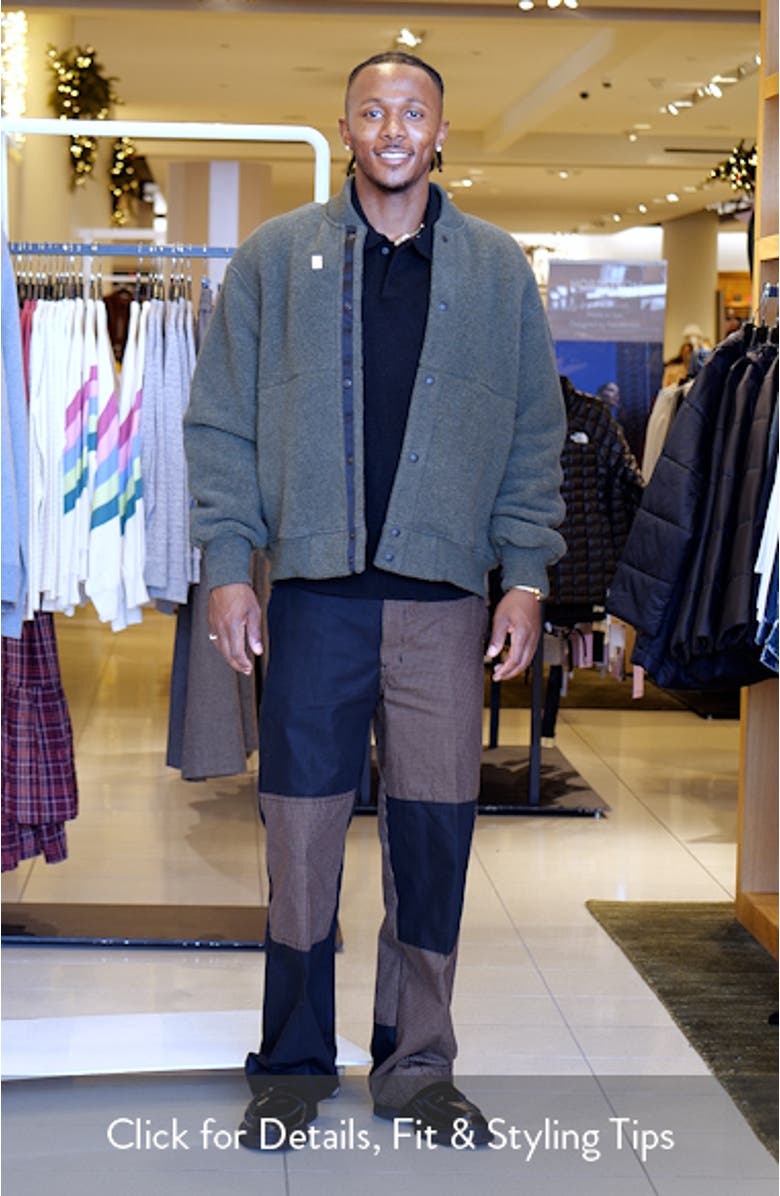 Hudson Black Label Fleece Bomber Jacket, sales video thumbnail