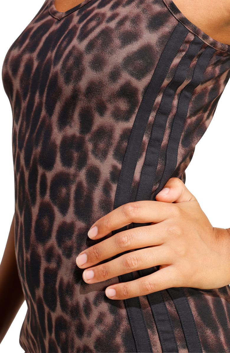 adidas 3-Stripes Minidress, Alternate, color, Multicolor/ Earth Strata