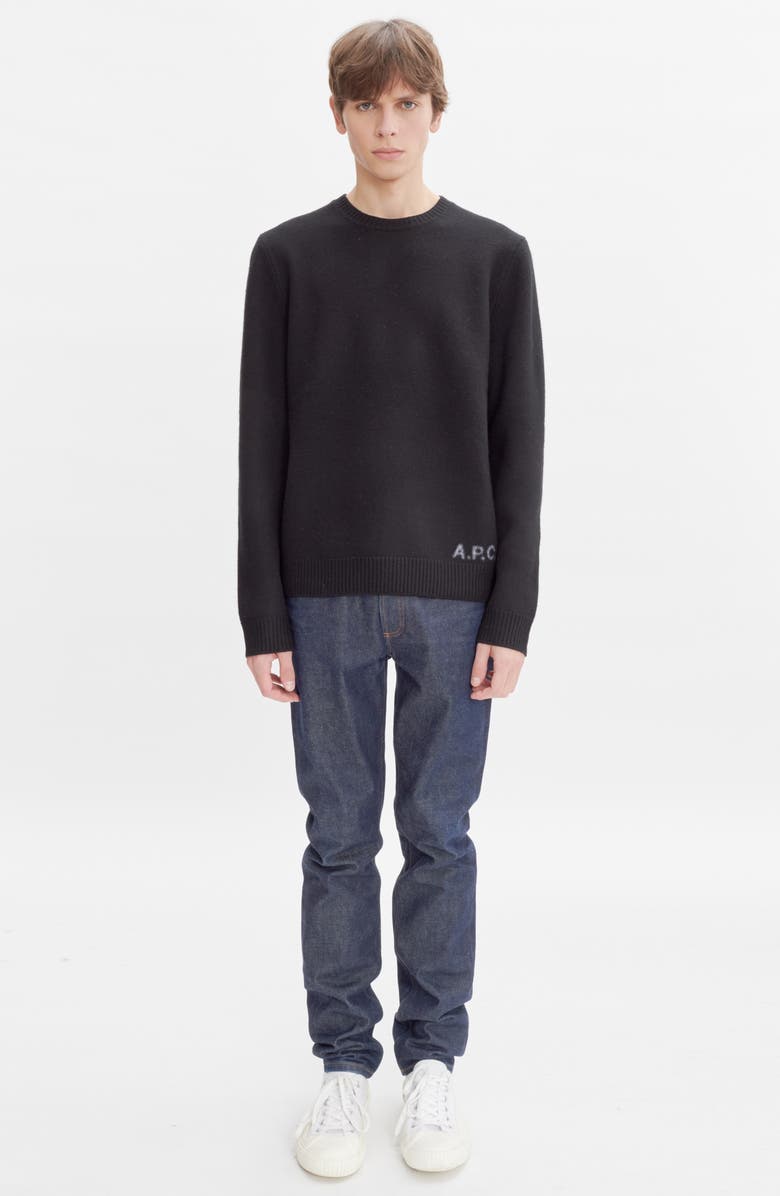 A.P.C. Edward Wool Crewneck Sweater, Alternate, color,