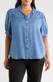 beachlunchlounge Inara Denim Top