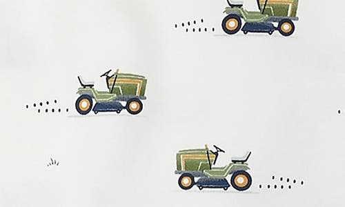FIRSTS BY PETIT LEM FIRSTS BY PETIT LEM LAWNMOWER PRINT COTTON T-SHIRT & SHORTS SET